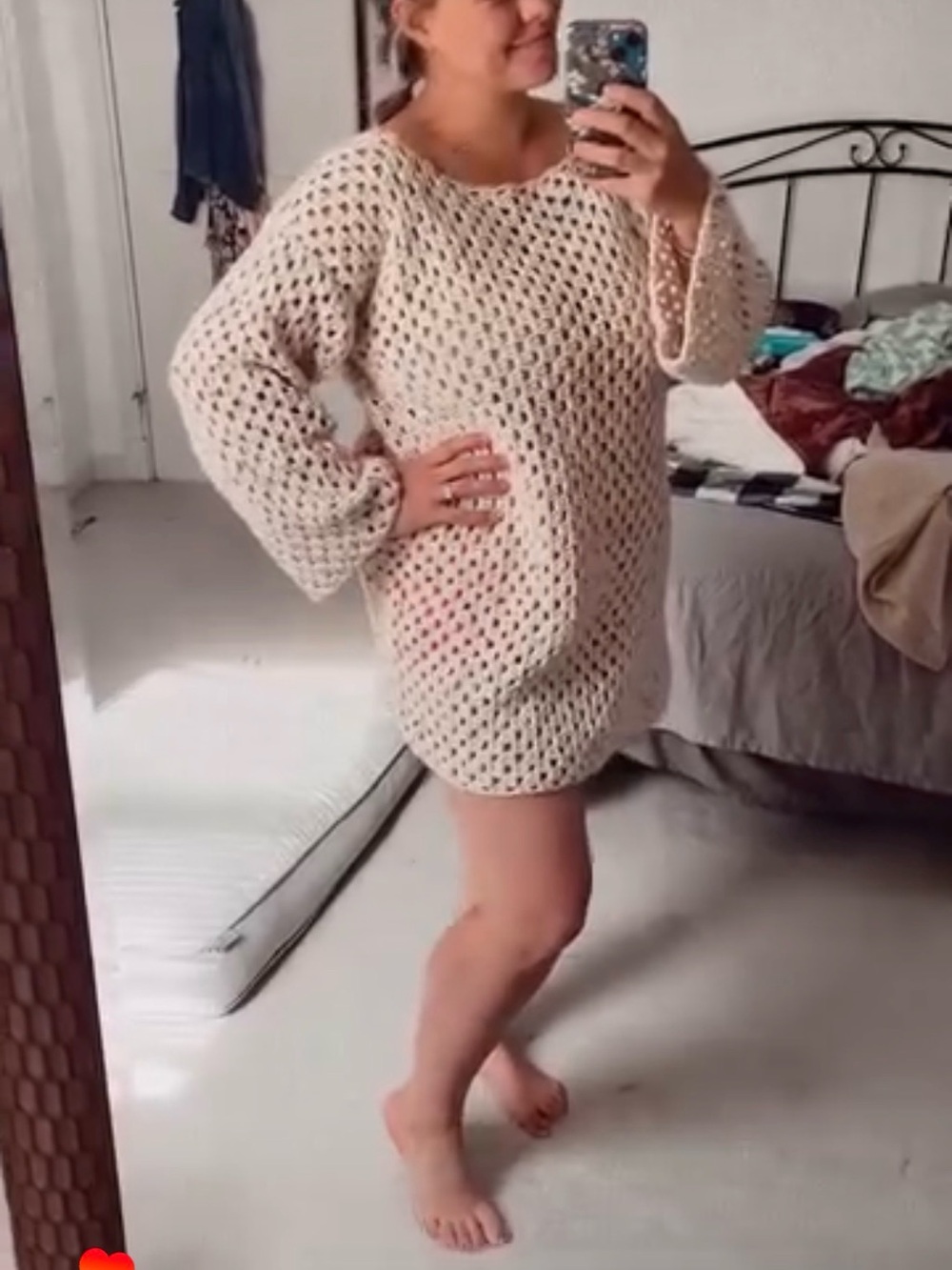 Handmade Taylor swift inspired crochet dress